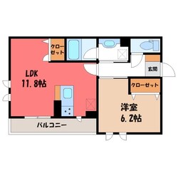 TORISIAS 今泉3丁目の物件間取画像